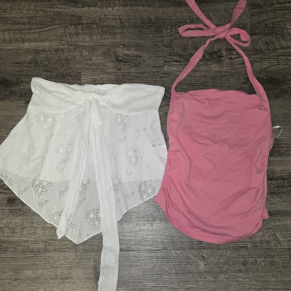 SHEIN Womens Halter Tops Set Of 2